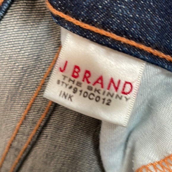 J Brand Ink 910c012 Low-rise Skinny Jeans SZ 28 - Picture 7 of 9